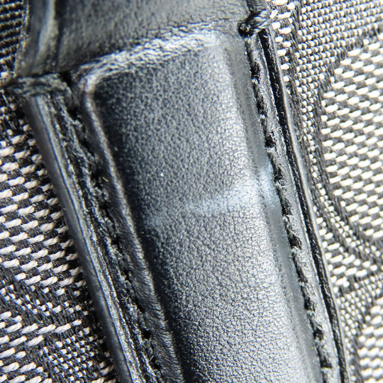 COACH Tote Bag F29958 Canvas, Leather black Women Used Authentic