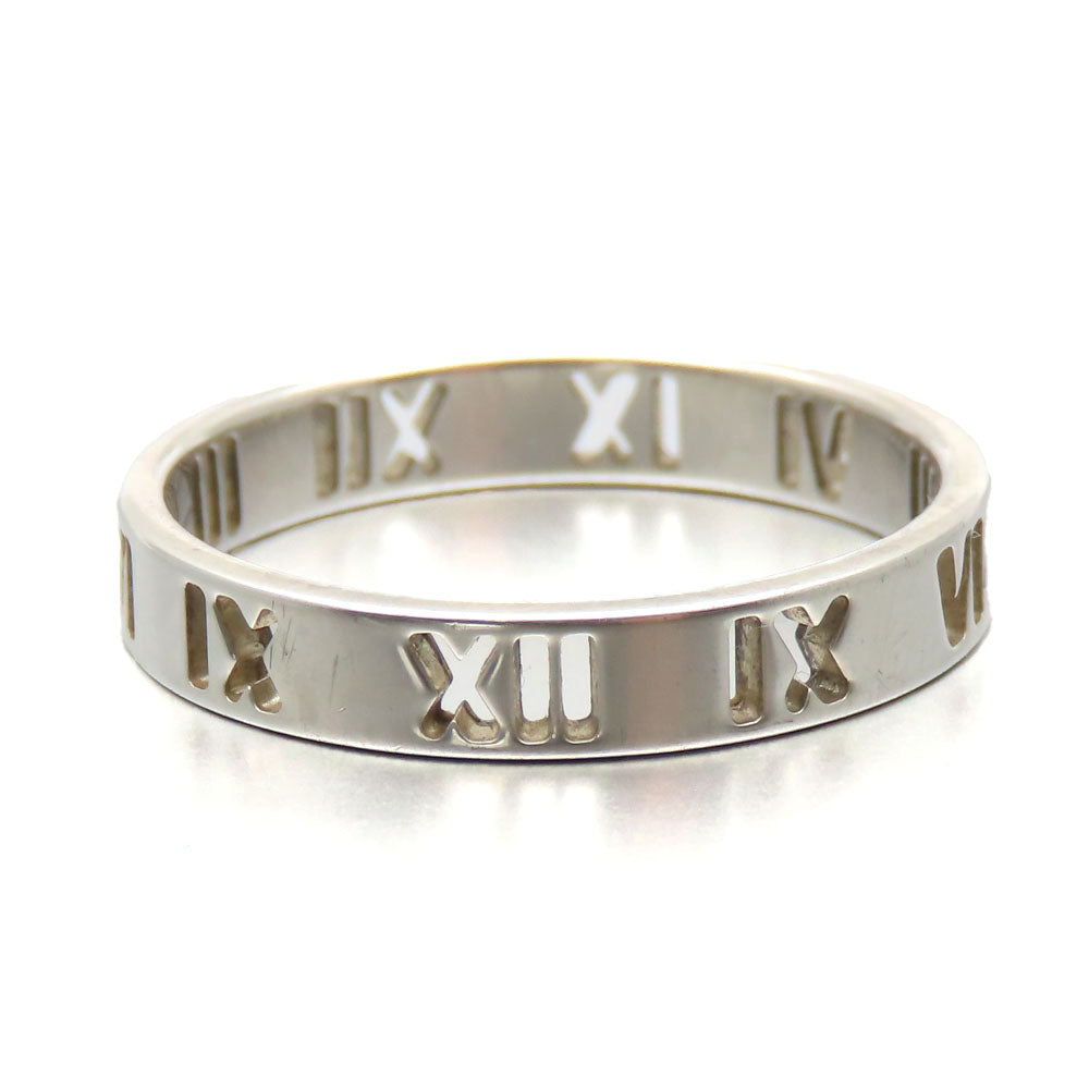 TIFFANY&Co. Ring Silver925 Silver Atlas Women Used Authentic
