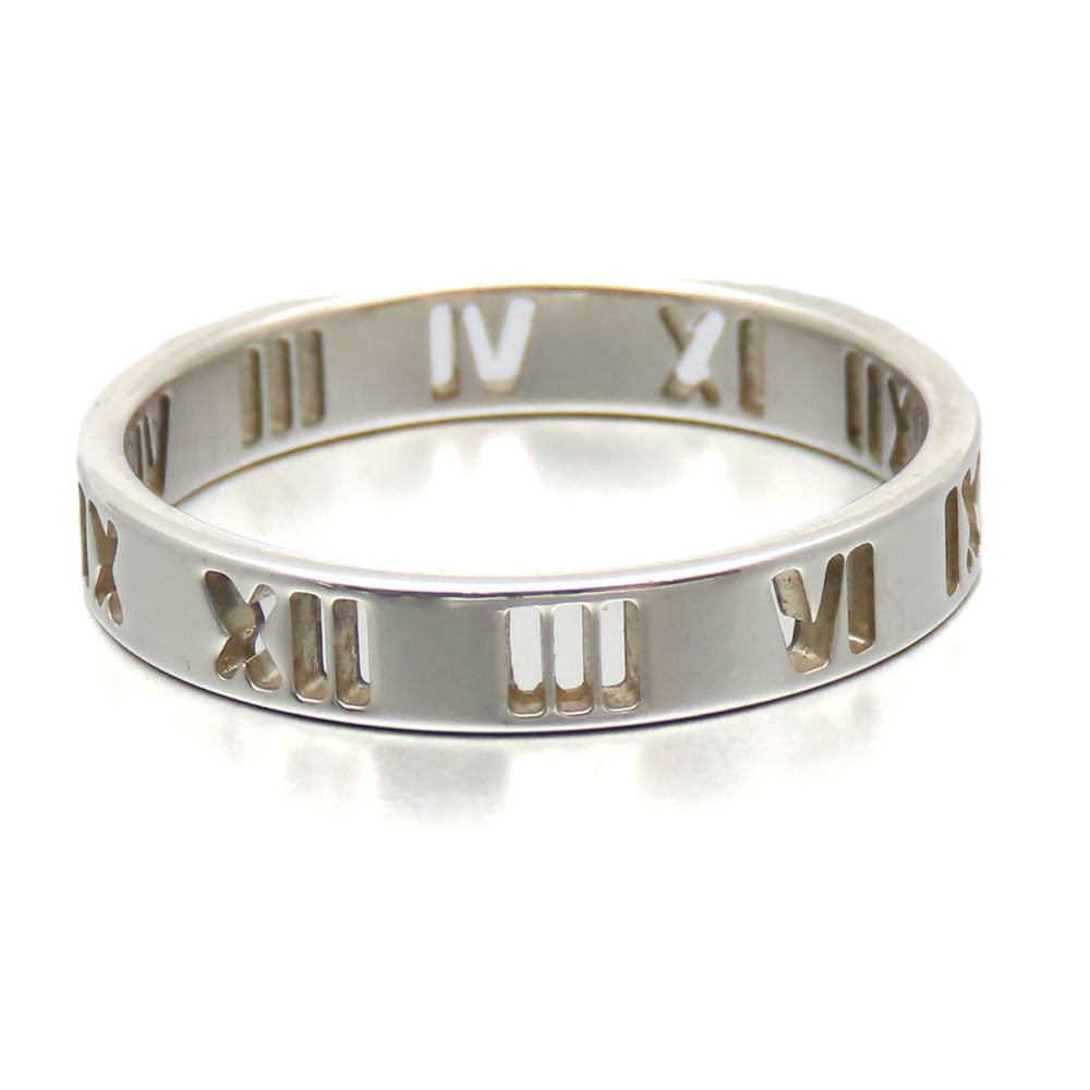 TIFFANY&Co. Ring Silver925 Silver Atlas Women Used Authentic