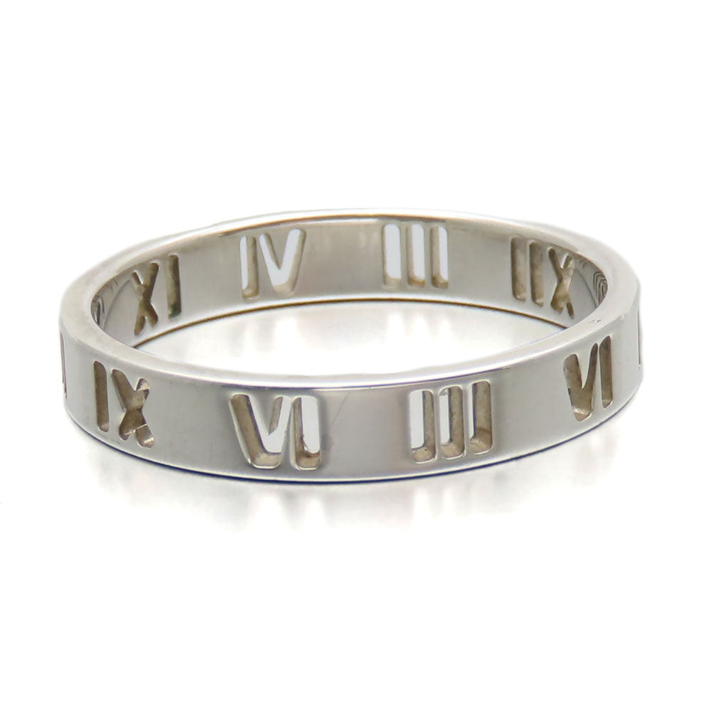 TIFFANY&Co. Ring Silver925 Silver Atlas Women Used Authentic