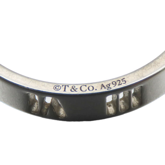 TIFFANY&Co. Ring Silver925 Silver Atlas Women Used Authentic