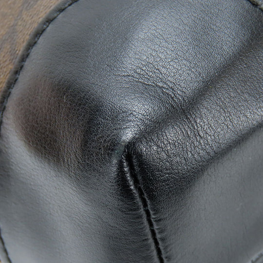 COACH Tote Bag F29208 Leather, PVC Brown Women Used Authentic