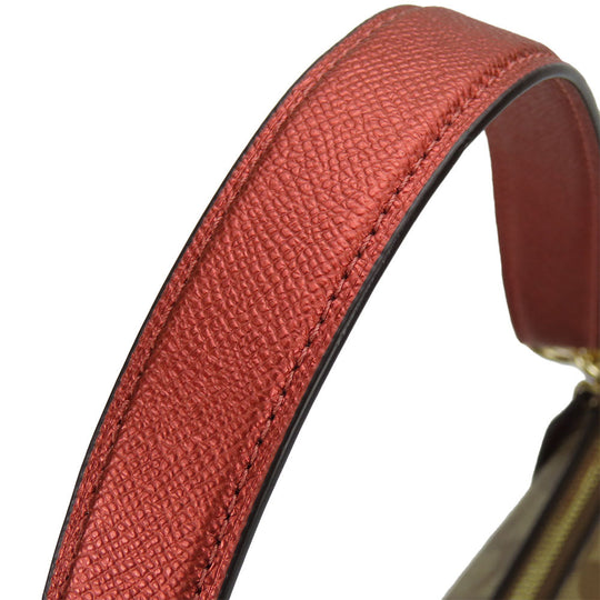 COACH Shoulder Bag 80059 Leather, PVC beige Women Used Authentic