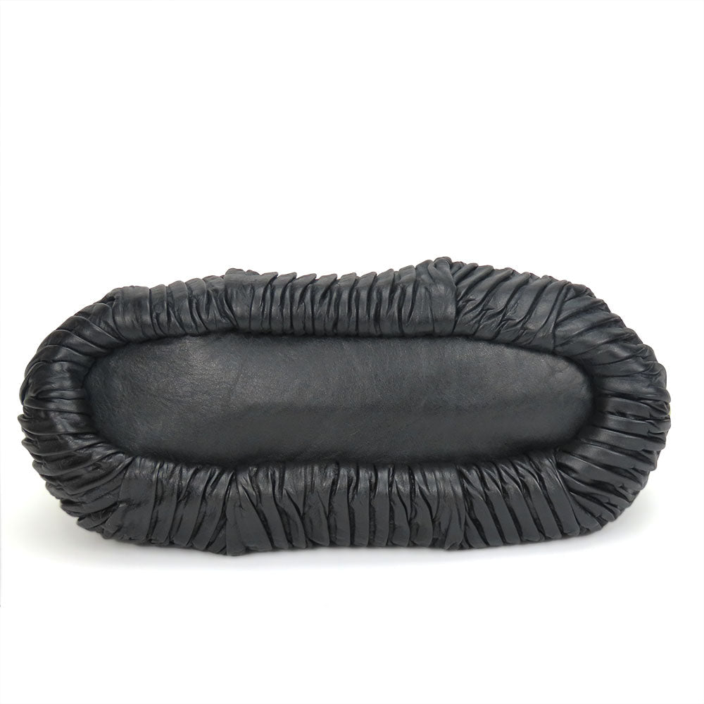 COACH Handbag F28541 leather black Madison Gathered Sophia Women Used Authentic