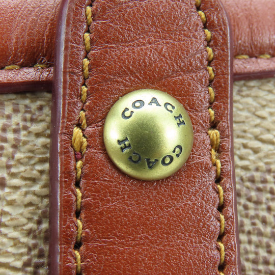 COACH Tote Bag 32714 Leather, PVC beige Women Used Authentic