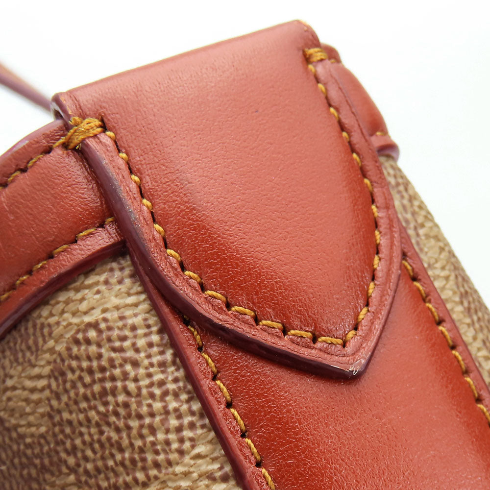 COACH Tote Bag 32714 Leather, PVC beige Women Used Authentic