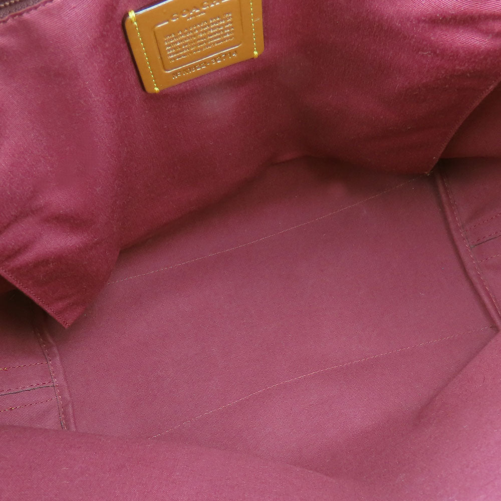 COACH Tote Bag 32714 Leather, PVC beige Women Used Authentic