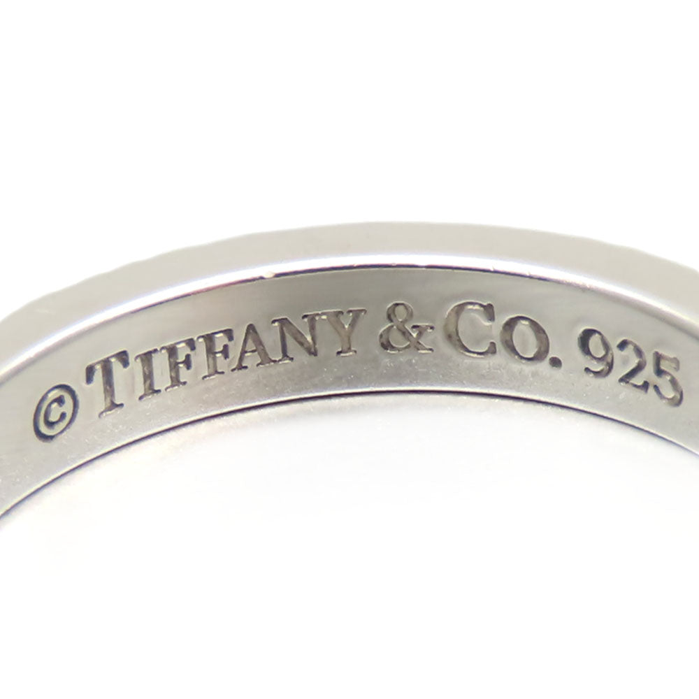 TIFFANY&Co. Ring Silver925 Silver New York Notes Narrow Women Used Authentic