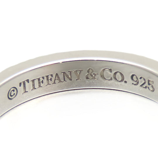 TIFFANY&Co. Ring Silver925 Silver New York Notes Narrow Women Used Authentic