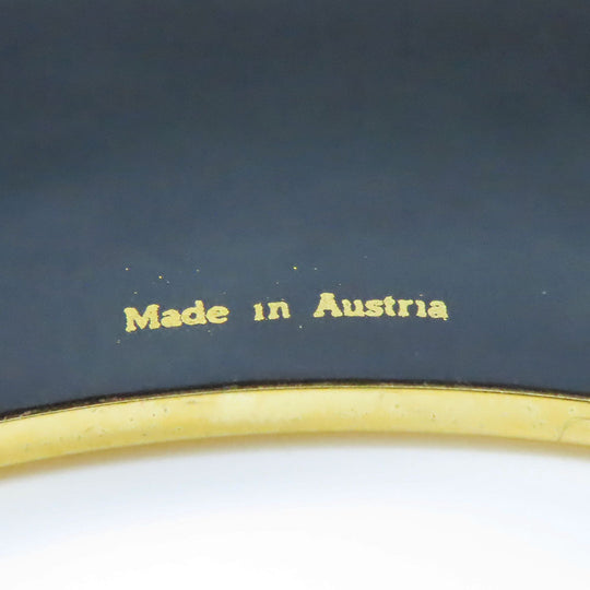 HERMES Bangle Metal, Cloisonne black Emile Women Used Authentic