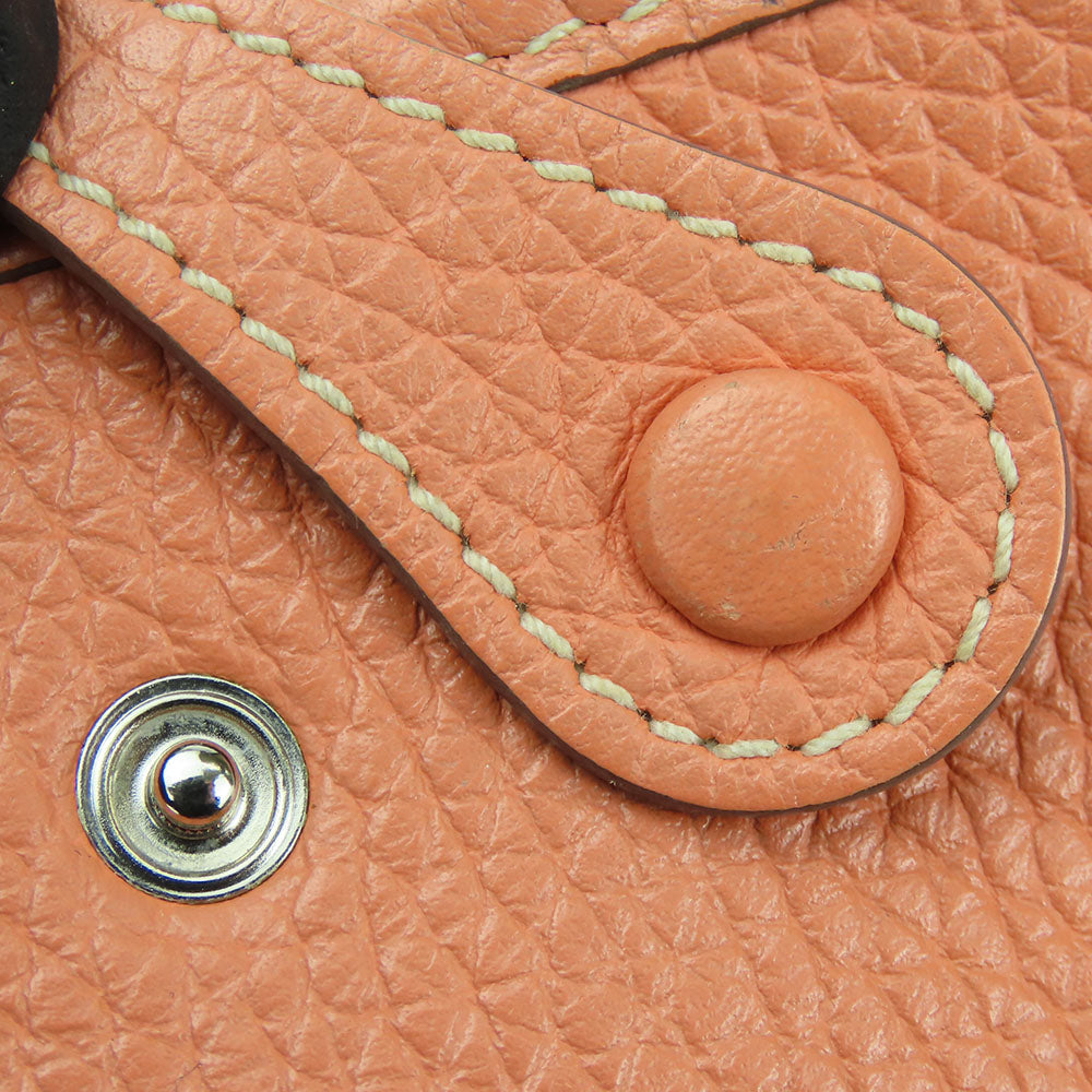 HERMES Shoulder Bag Togo pink Evelyn TPM Women Used Authentic