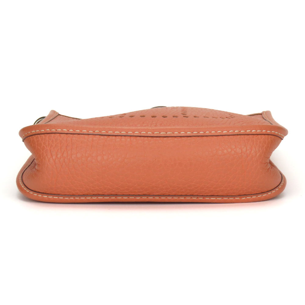 HERMES Shoulder Bag Togo pink Evelyn TPM Women Used Authentic