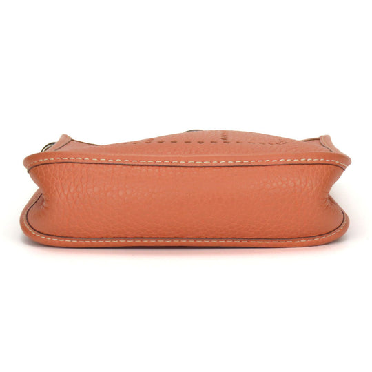 HERMES Shoulder Bag Togo pink Evelyn TPM Women Used Authentic