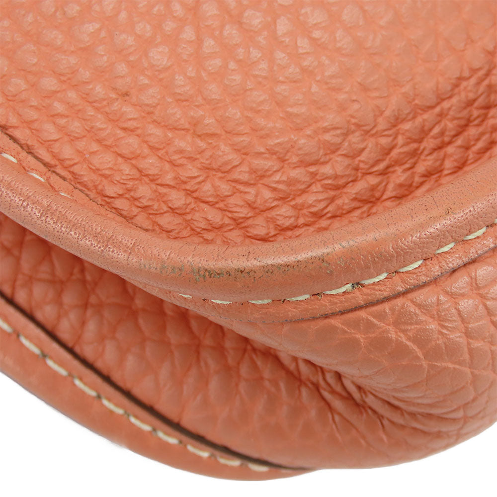 HERMES Shoulder Bag Togo pink Evelyn TPM Women Used Authentic