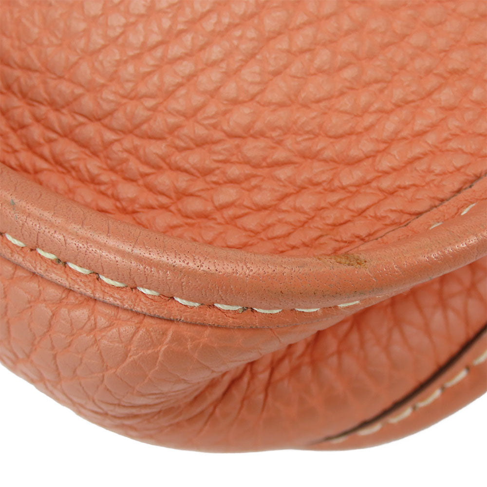 HERMES Shoulder Bag Togo pink Evelyn TPM Women Used Authentic