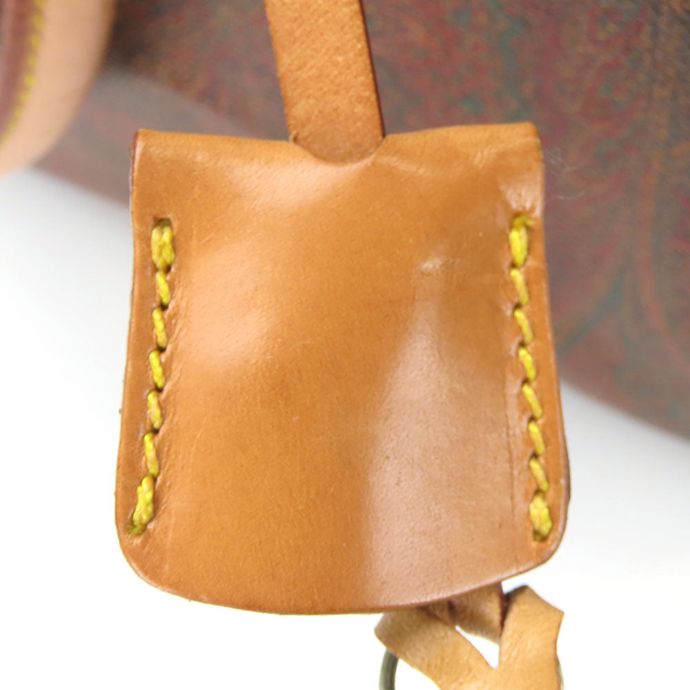 ETRO Handbag PVC, Leather Brown Women Used Authentic