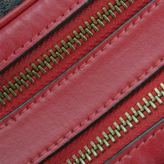 COACH Shoulder Bag 68168 Leather, PVC Red Women Used Authentic