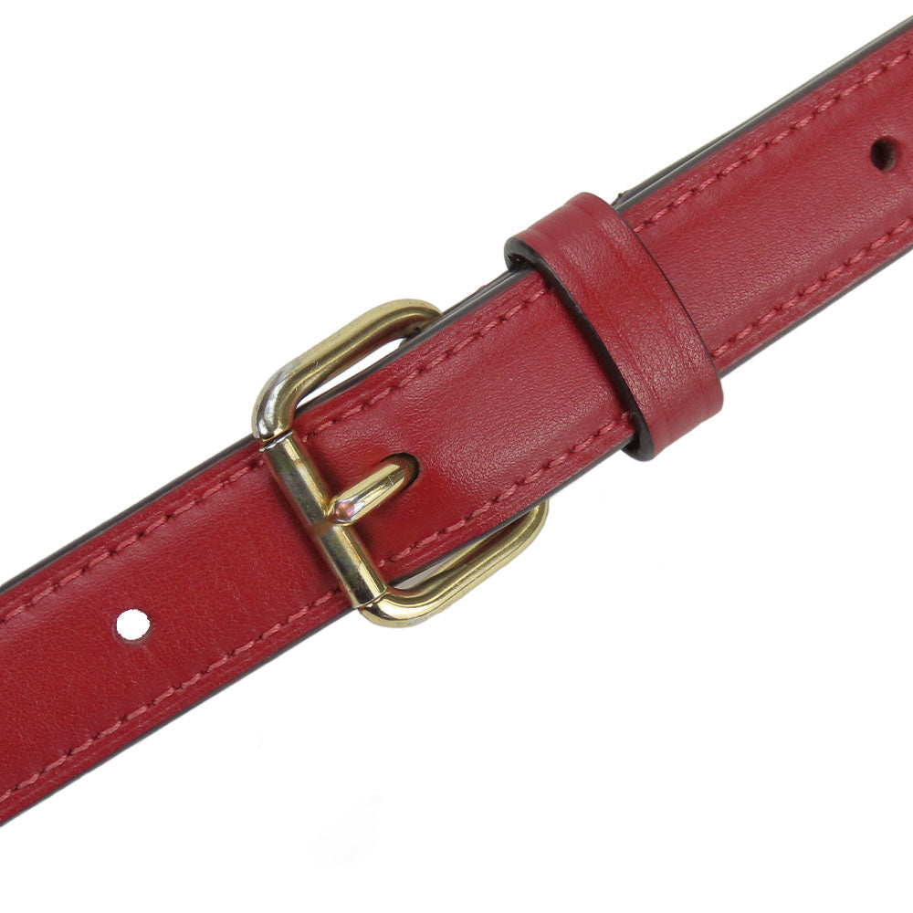 COACH Shoulder Bag 68168 Leather, PVC Red Women Used Authentic