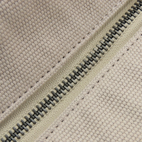 COACH Tote Bag CJ486 Canvas, Smooth Leather beige Tote 38 Women Used Authentic