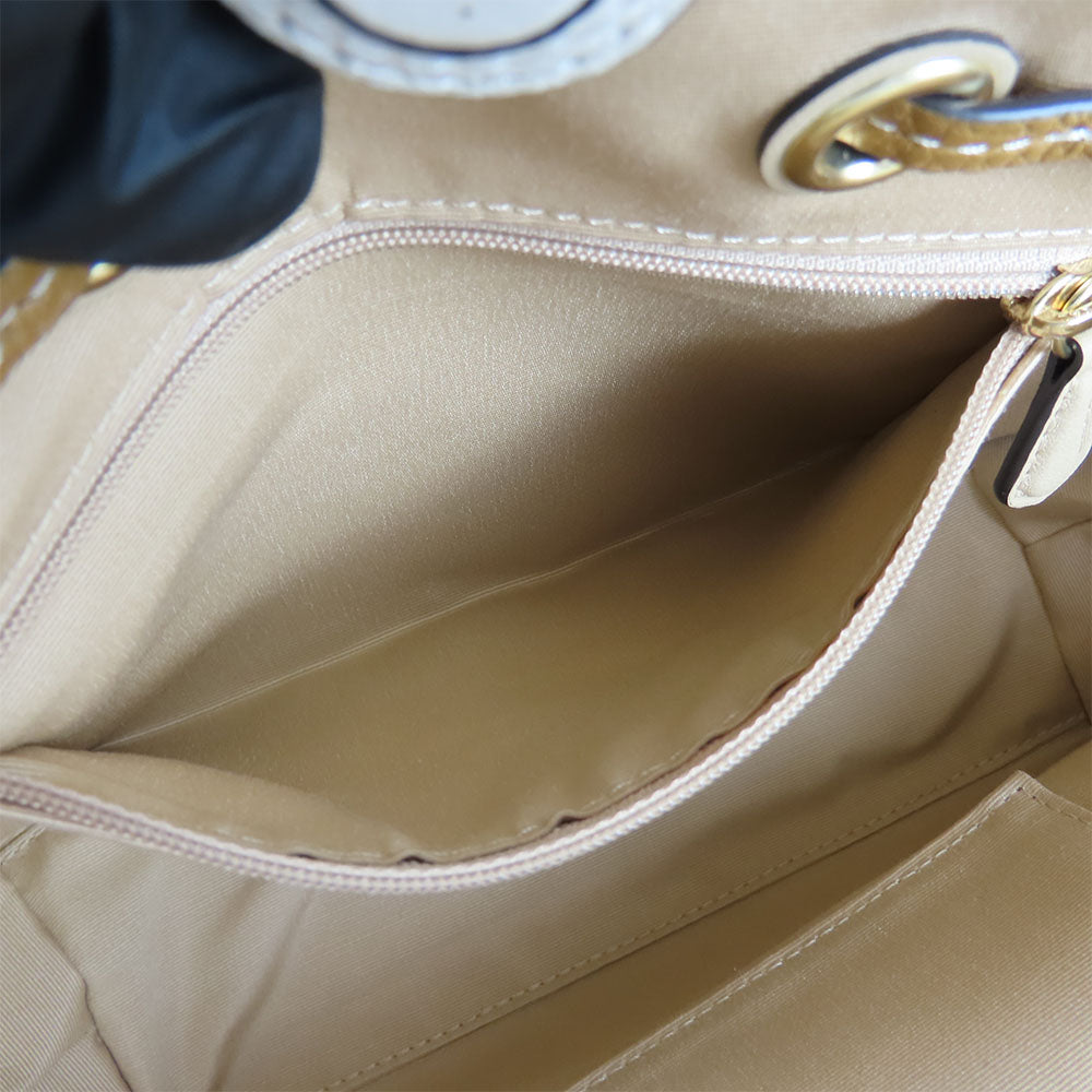 COACH Shoulder Bag CA164 leather white Women Used Authentic