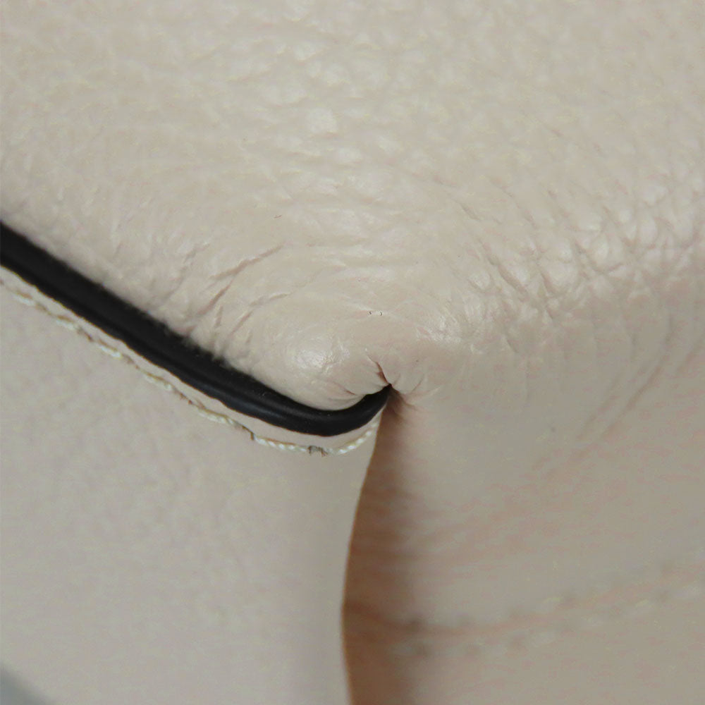 COACH Shoulder Bag CA164 leather white Women Used Authentic