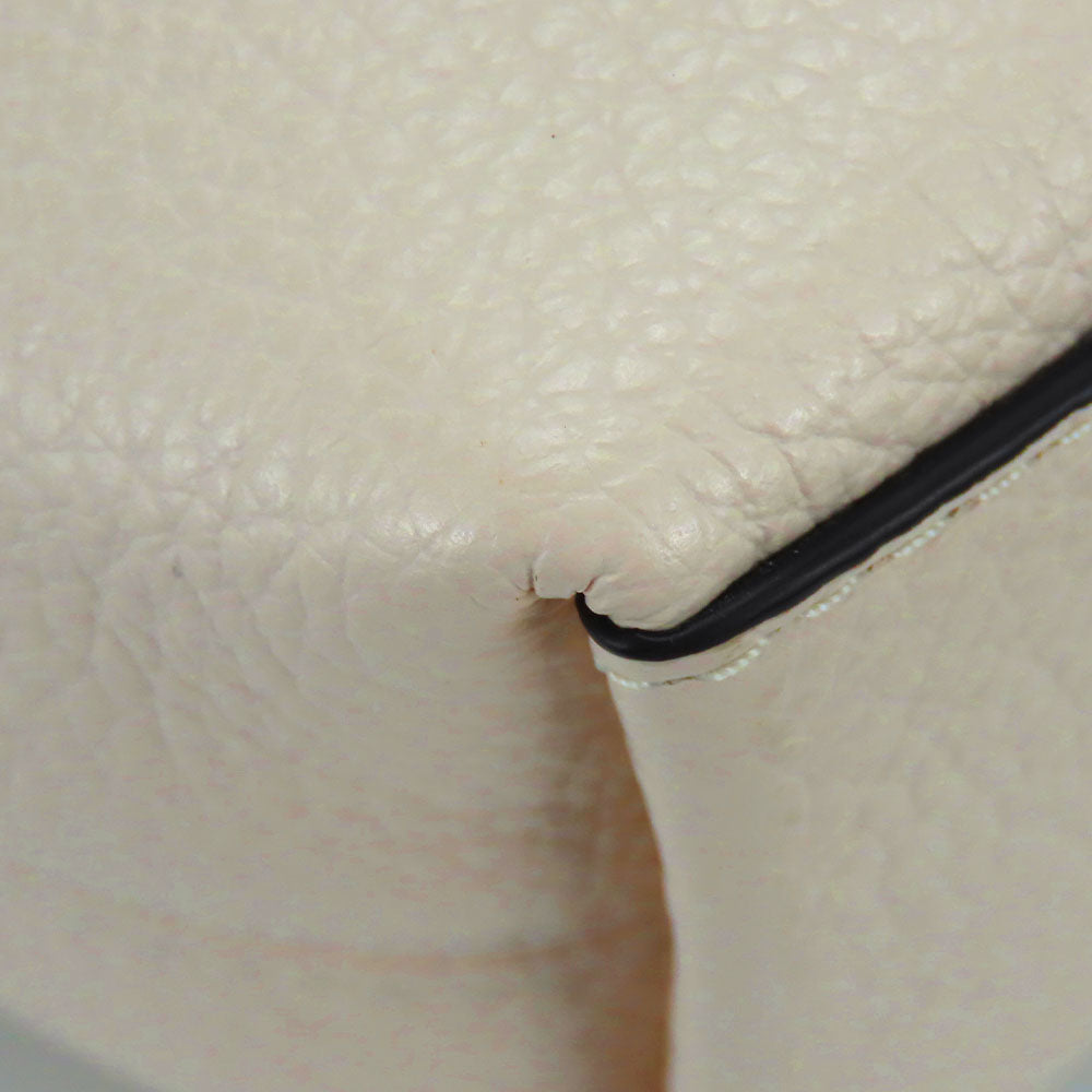 COACH Shoulder Bag CA164 leather white Women Used Authentic