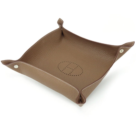 HERMES Other accessories Taurillon Clemence Etope Vidoposch Accessory tray unisex(Unisex) Used Authentic
