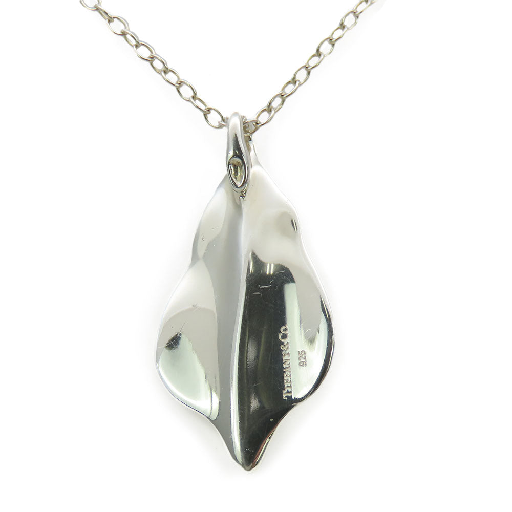 TIFFANY&Co. Necklace Silver925 Silver Leaf Women Used Authentic