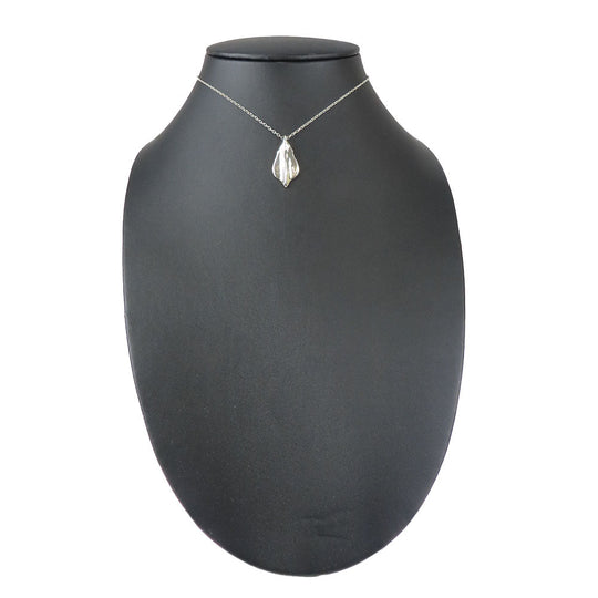 TIFFANY&Co. Necklace Silver925 Silver Leaf Women Used Authentic