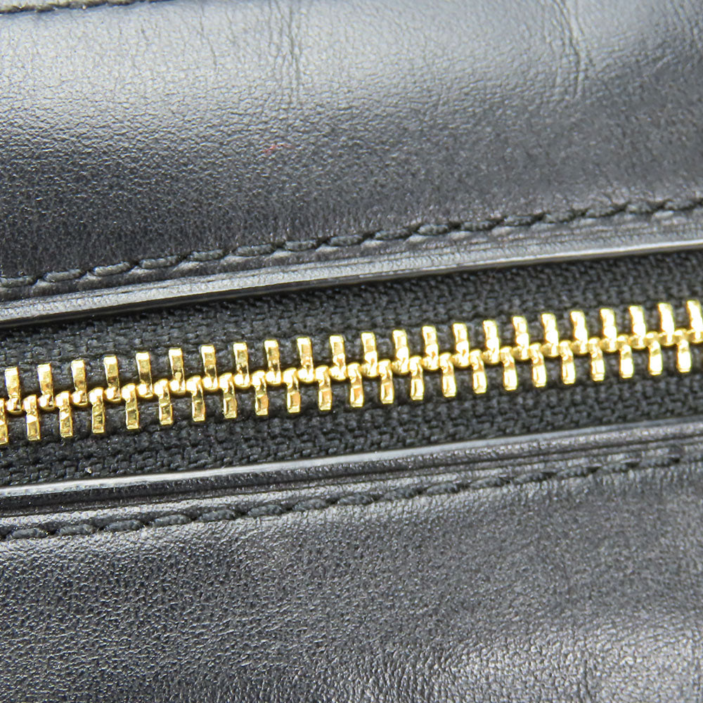 COACH Shoulder Bag 39184 leather black Women Used Authentic