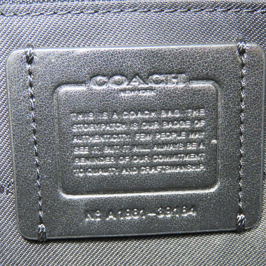 COACH Shoulder Bag 39184 leather black Women Used Authentic