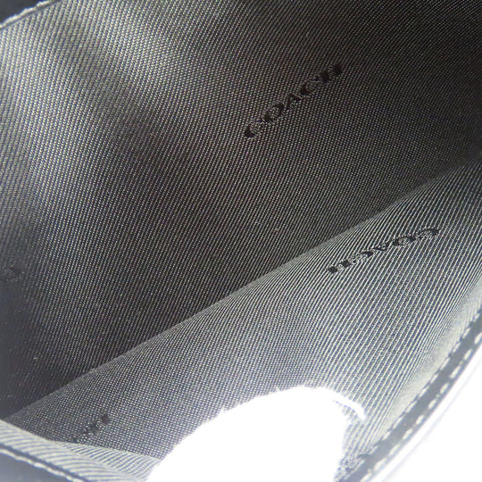 COACH Shoulder Bag 39184 leather black Women Used Authentic