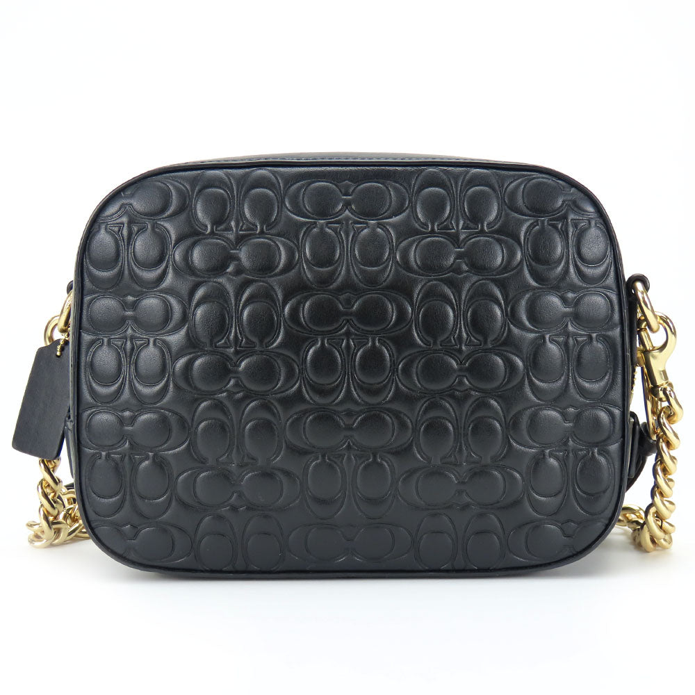 COACH Shoulder Bag 39184 leather black Women Used Authentic