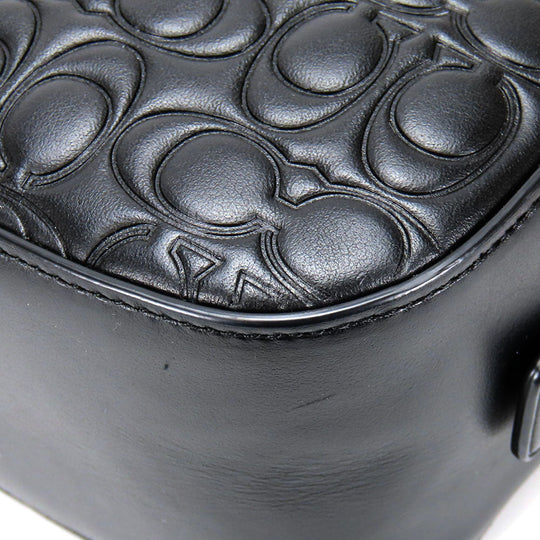 COACH Shoulder Bag 39184 leather black Women Used Authentic