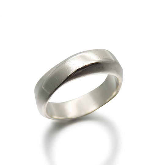 TIFFANY&Co. Ring Silver925 Silver Knife edge Women Used Authentic
