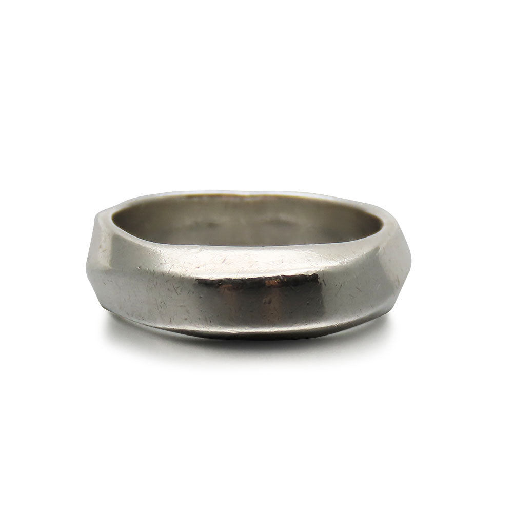 TIFFANY&Co. Ring Silver925 Silver Knife edge Women Used Authentic