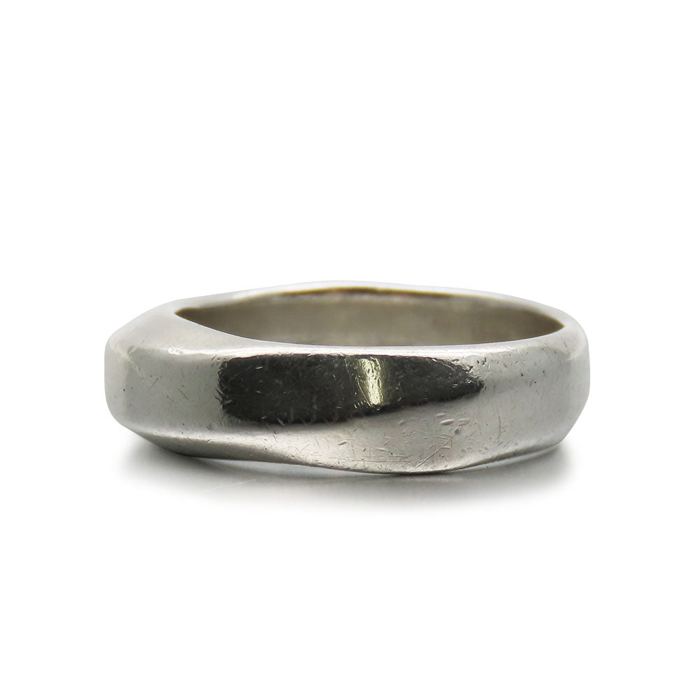TIFFANY&Co. Ring Silver925 Silver Knife edge Women Used Authentic