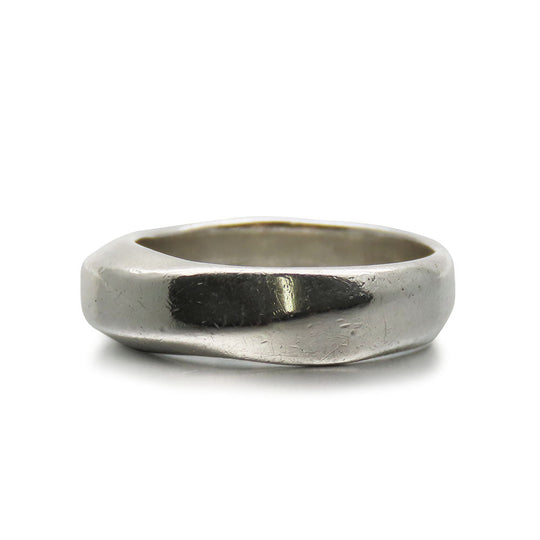 TIFFANY&Co. Ring Silver925 Silver Knife edge Women Used Authentic