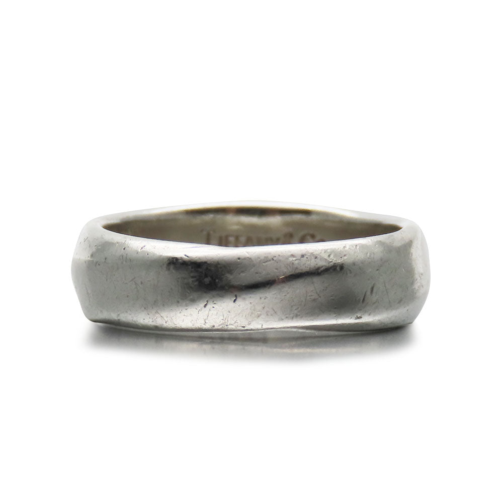TIFFANY&Co. Ring Silver925 Silver Knife edge Women Used Authentic