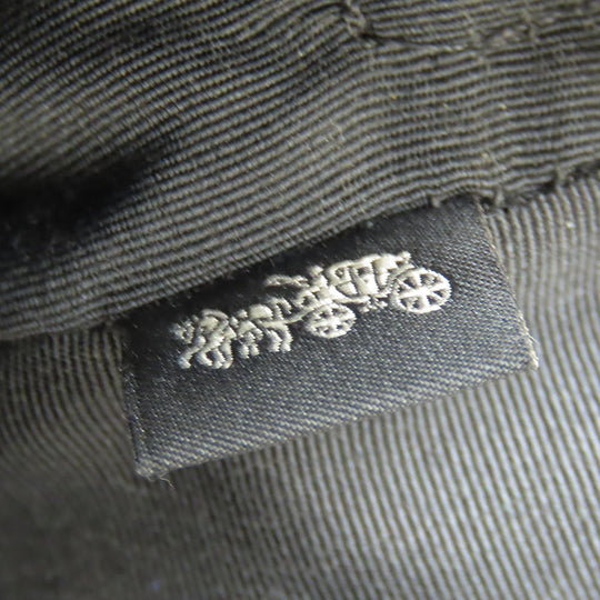 COACH Shoulder Bag 91126 leather black Disney Women Used Authentic