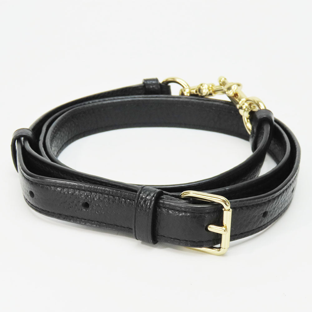 COACH Shoulder Bag 91126 leather black Disney Women Used Authentic