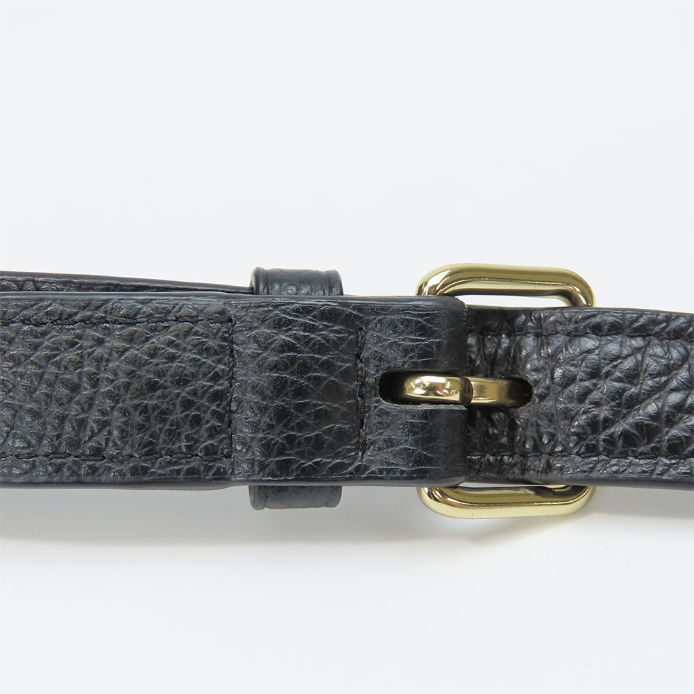 COACH Shoulder Bag 91126 leather black Disney Women Used Authentic