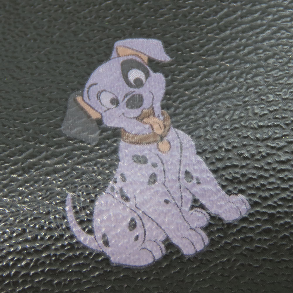 COACH Shoulder Bag 91126 leather black Disney Women Used Authentic