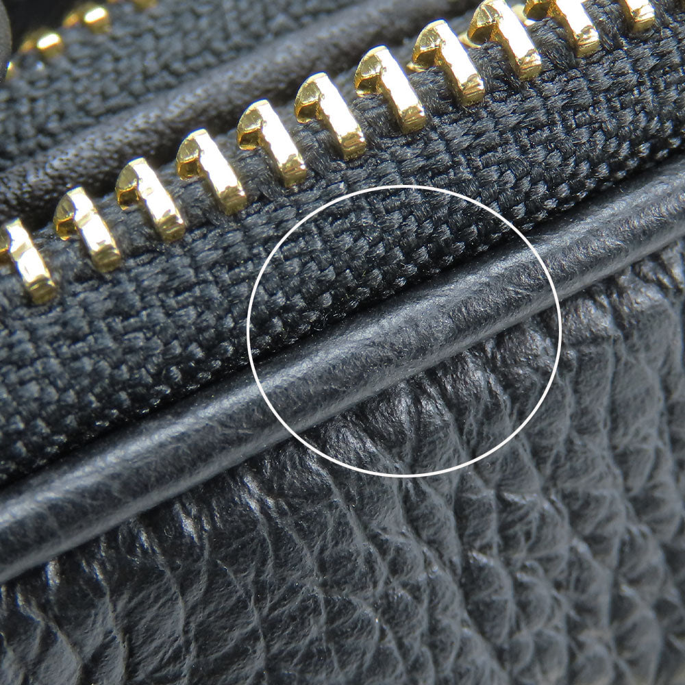 COACH Shoulder Bag F30259 leather black Women Used Authentic