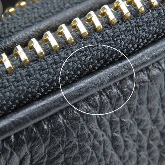 COACH Shoulder Bag F30259 leather black Women Used Authentic