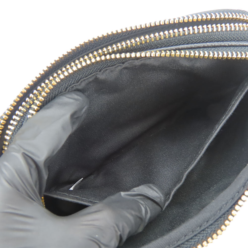 COACH Shoulder Bag F30259 leather black Women Used Authentic