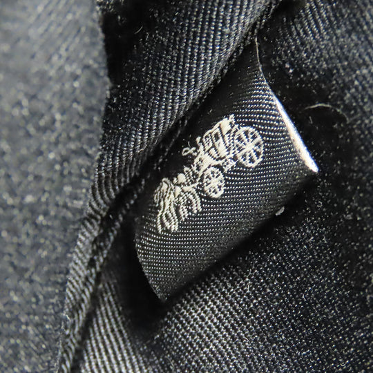 COACH Shoulder Bag F30259 leather black Women Used Authentic