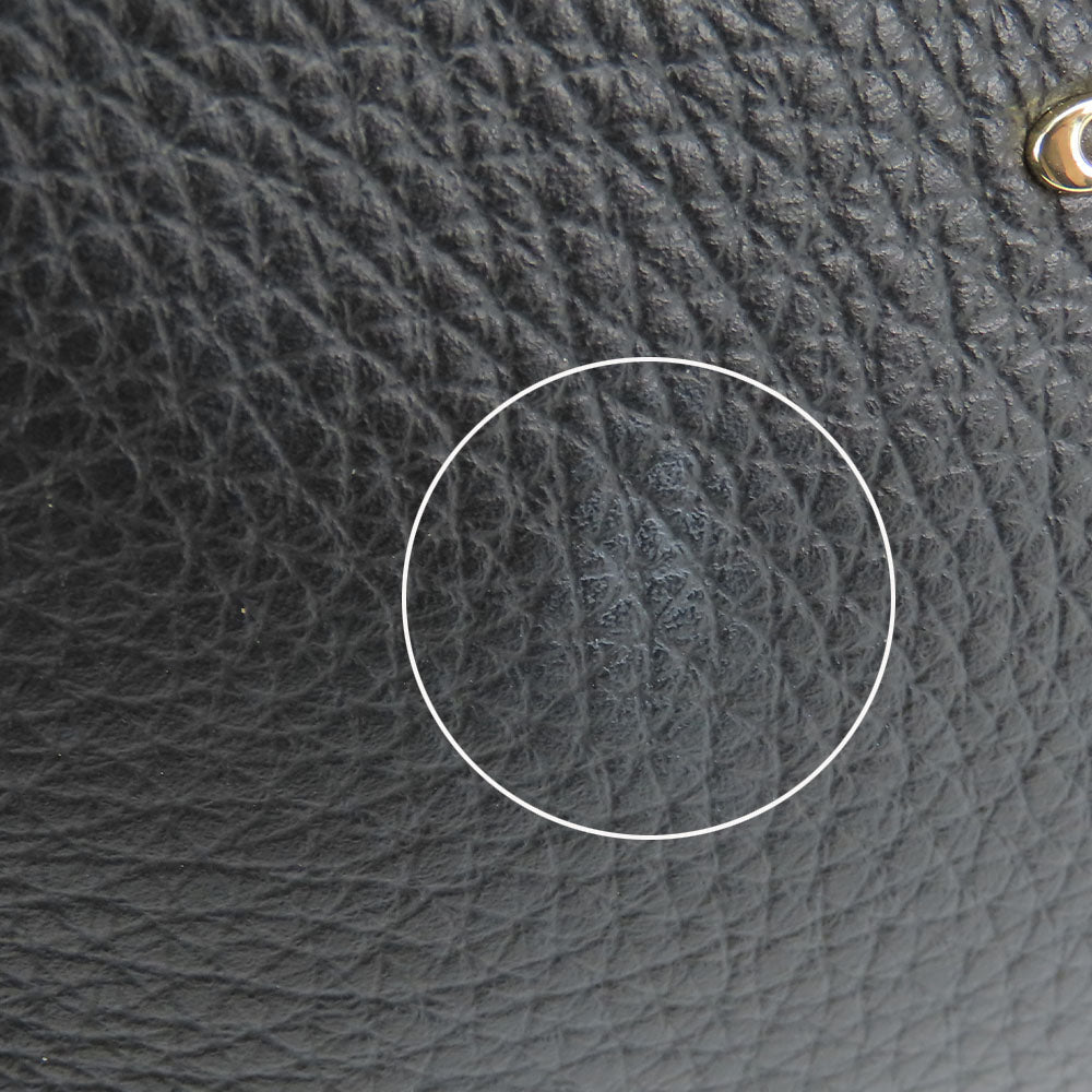 COACH Shoulder Bag F30259 leather black Women Used Authentic