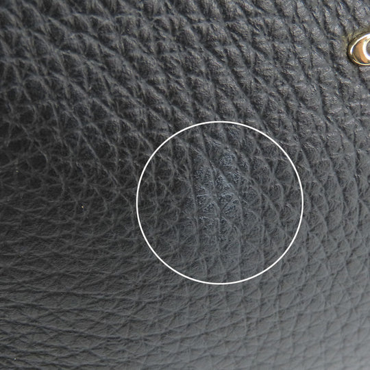 COACH Shoulder Bag F30259 leather black Women Used Authentic