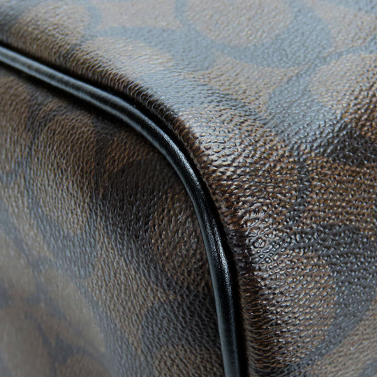 COACH Handbag F58312 leather Brown Women Used Authentic